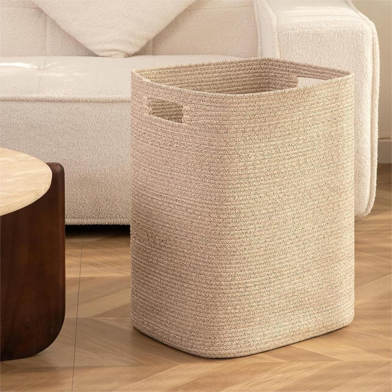 Fabric Laundry Basket, ‎Brown variegated