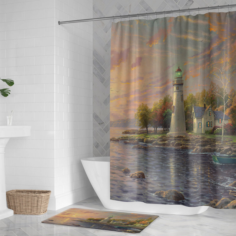 Shower Curtain, 71" H x 74" W