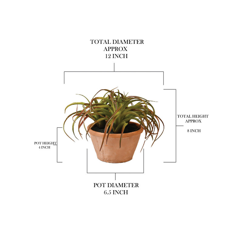 Plante artificielle en pot 8 po