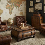 Heritage Bombe Trunk Coffee Table