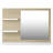 Bath Mirror with Shelves Powder Room Mirror Bath Mirror Engineered Wood-724147780-724147778