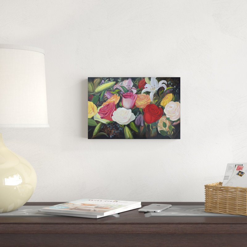Abondance florale I, H 8 po x l 12 po