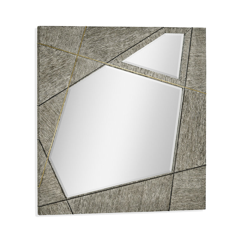 Geometric Flat Wall Mirror