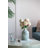 Vase-Black-And-White Swirl