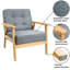 Fauteuil en lin 21,26 po Brookville