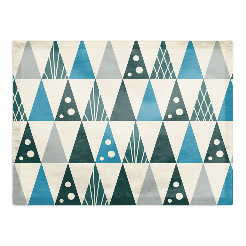 Vasios Polyester Geometric Rectangle Placemat