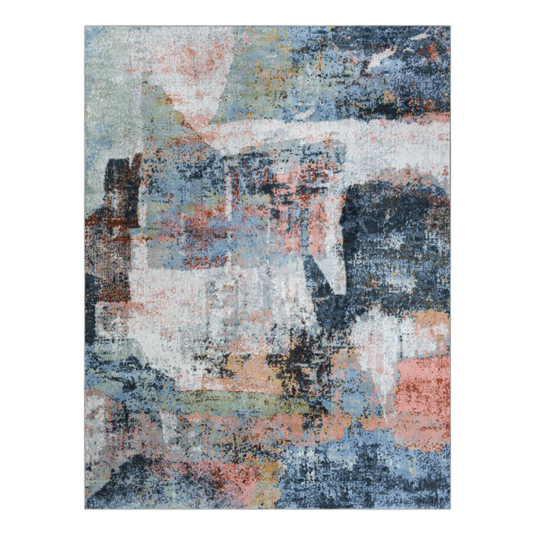 Addison Rugs Indoor/Outdoor Harpswell AHP32 Blue Washable 8' x 10' Rug