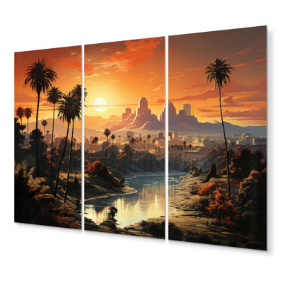 Cities & Countries Wall Decor on Metal