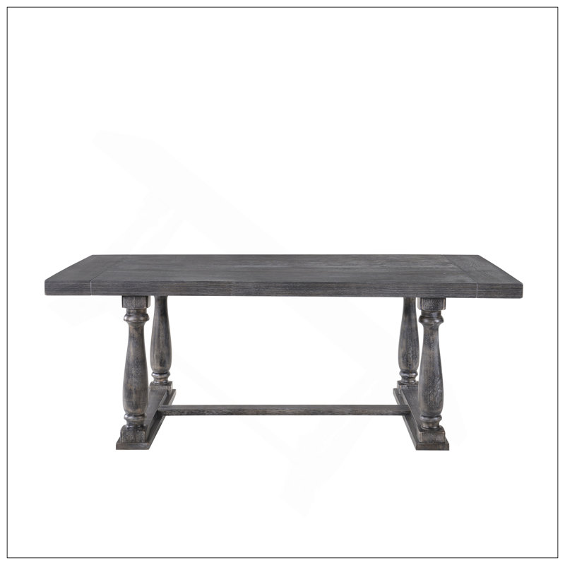 Table de salle à manger Bernard, Gris