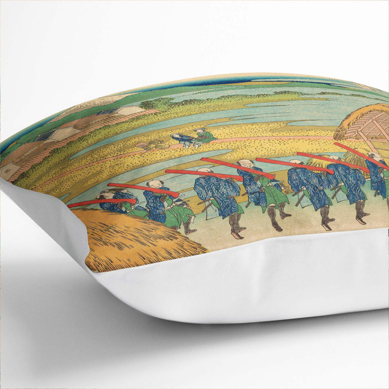 Square Cushion, 40cm H x 40cm W x 15cm D, White