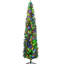 Arbre artificiel de 8 pi avec 250 branches colorées, 668 branches, style classique, lumières de Noël, décoration silencieuse,