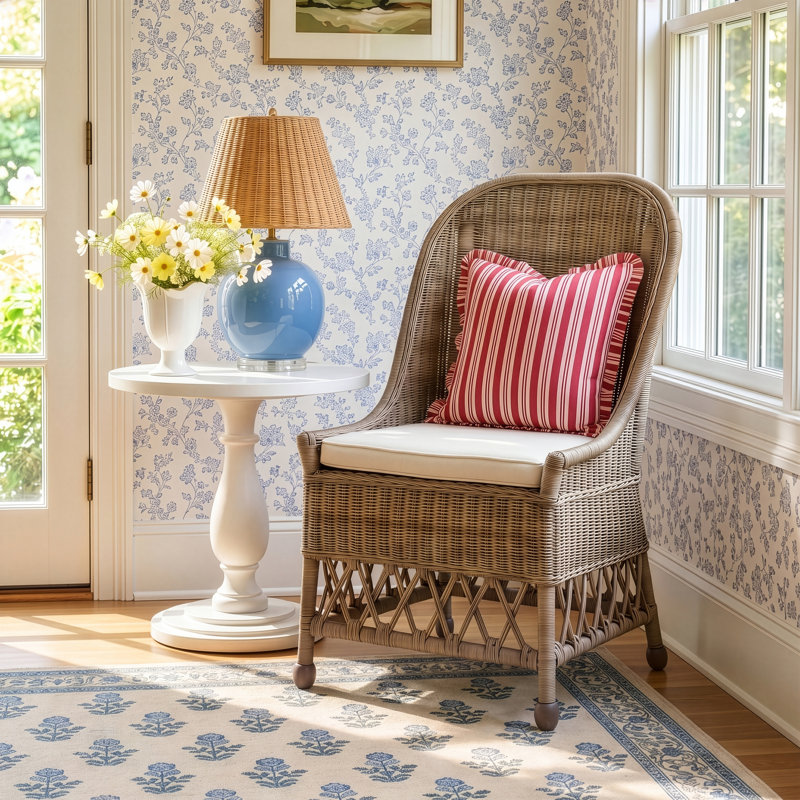 Janessa Upholstered Side Chair, Gray Wash