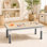 Table d'enfant ajustable, plateau à motifs de graffiti, hauteur réglable, 3 à 8 ans