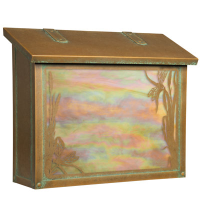 Brass Wall Mounted Mailbox