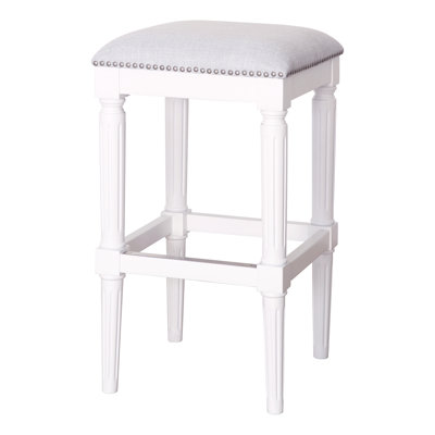 Bertia Square Wood Counter and Bar Stool