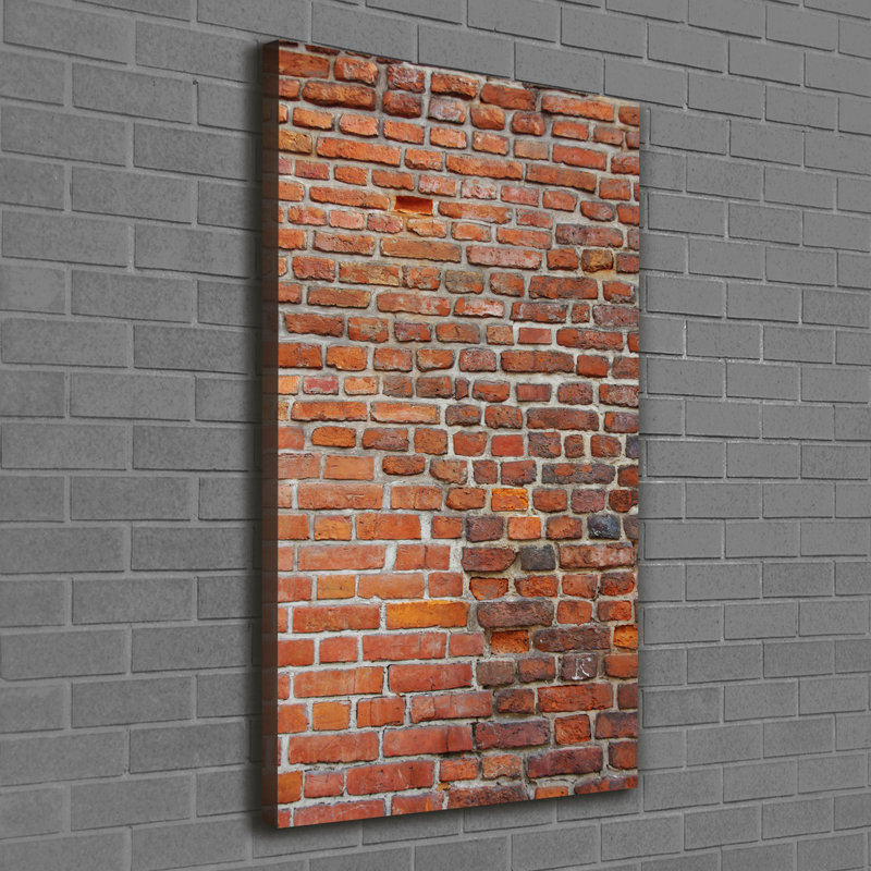 Brick Wall - Wrapped Canvas Print