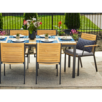 Outdoor Furniture Monterey 5 Piece Dining Set with 72 in. Table