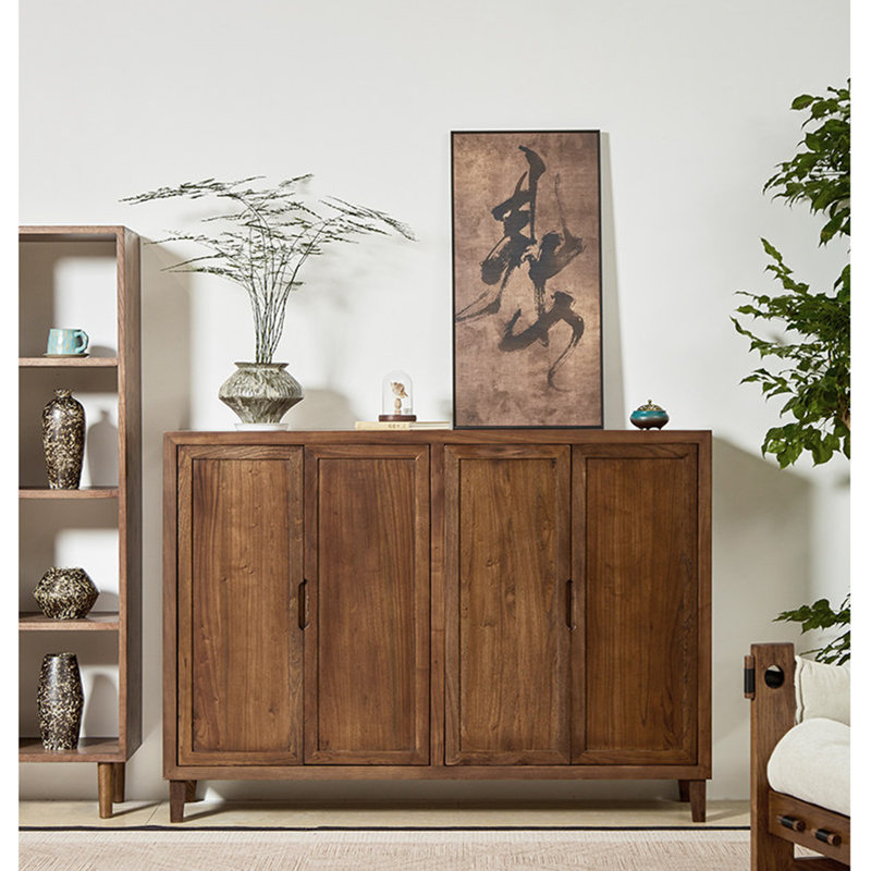 Nouvelle armoire latérale de style chinois, H 39,37 po x l 55,11 po x P 13,77 po