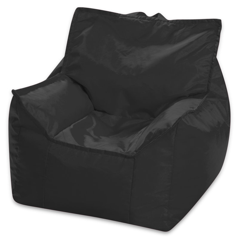 Fauteuil à billes Posh Creations, Mélange de polyester noir