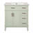 Compact Ceramic Vanity Solid Wood Modern Design For Small Bathrooms