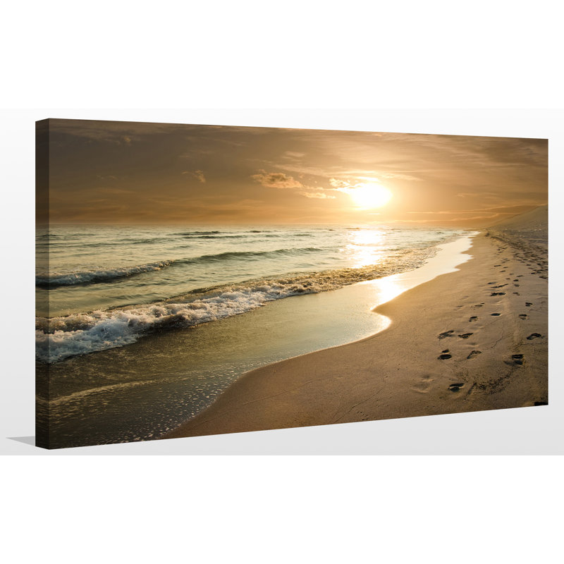 « empreintes », reproduction de photo sur toile tendue, H 24 po x l 40 po x P 1 po