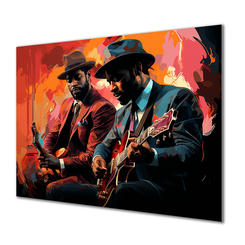 «Pink Jazz Duo», musique rétro, Métal métal, H 30 po x l 40 po x P 1,5 po