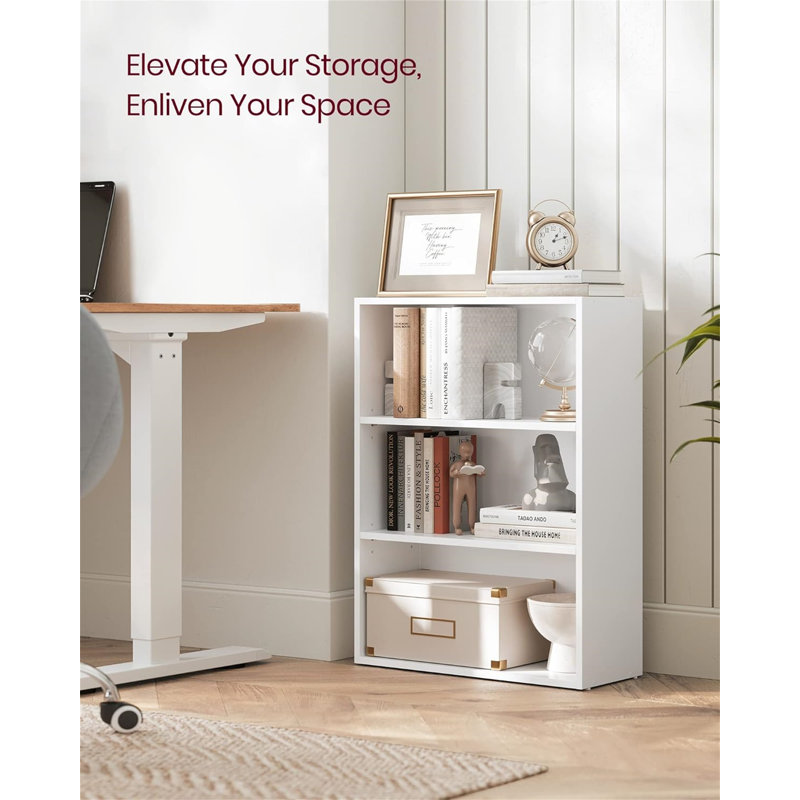 Bibliothèque standard H 71,1 po x l 24,4 po Sayef, Blanc, (3 tablettes) H 31,8 po x l 23,6 po x P 9,4 po