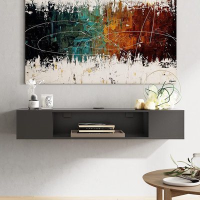 Harhay Unfinished TV Stand for TVs up to 55"