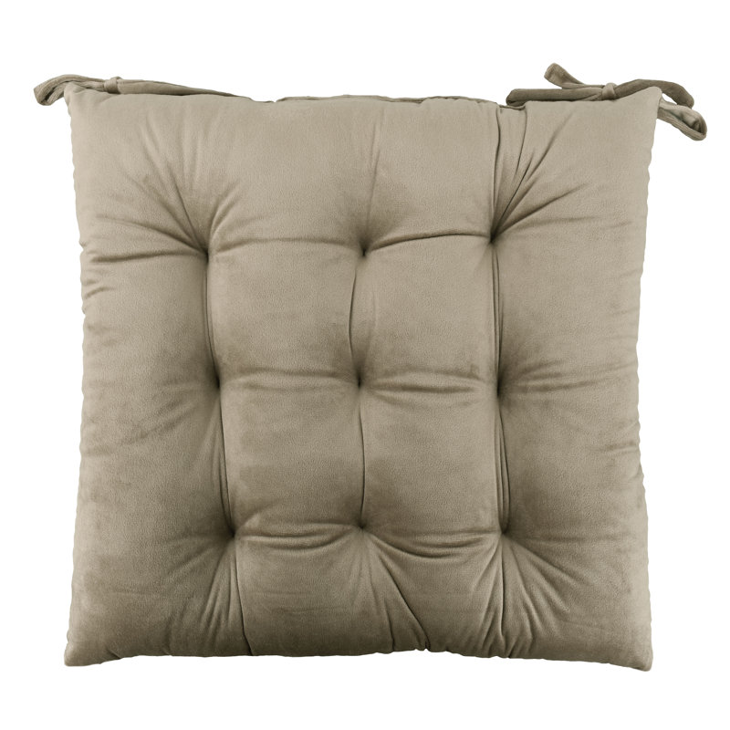 Outdoor 3'' Dining Chair Seat Cushion, Beige