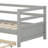 Solid Wood Daybed Frame With Pull-Out Trundle Bed-1303188892