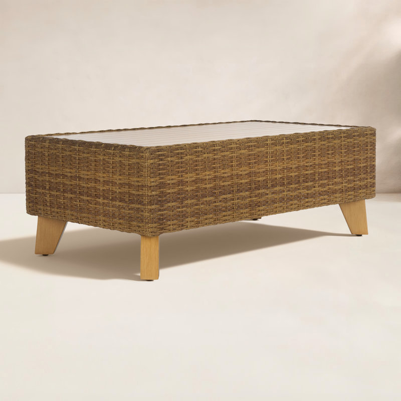 Margarita Outdoor Coffee Table, Natural