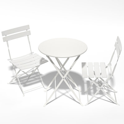 Ensemble de table de salle à manger en fer pour 2 personnes