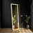 Hameed Rectangle LED Metal Floor Mirror Modern & Contemporary Lighted Full-Length Mirror with Tempered Glass-769413361
