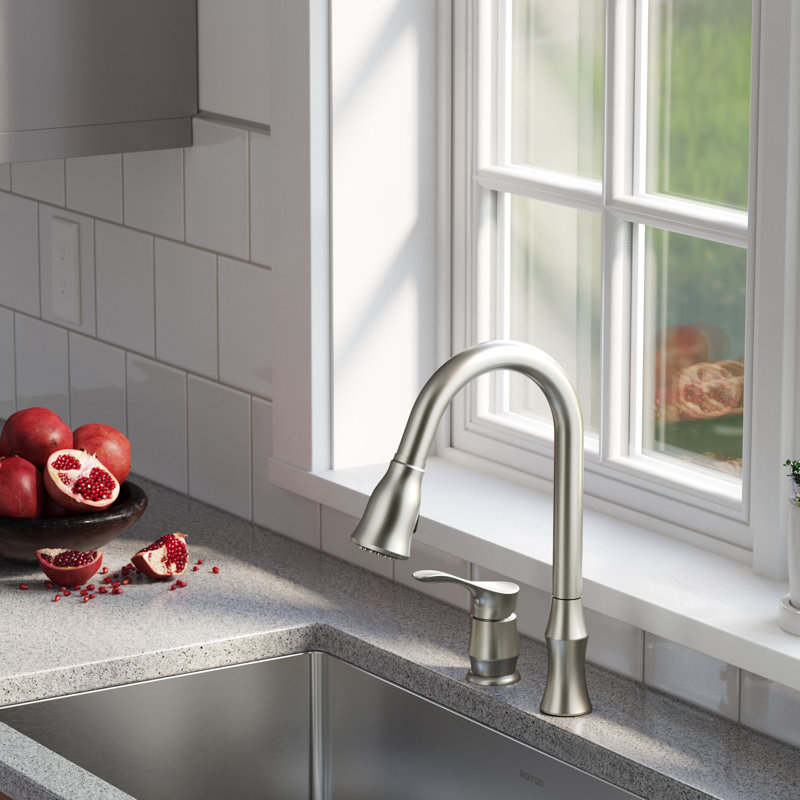 Robinet de cuisine Karran Hillwood, Acier inoxydable