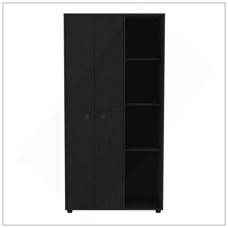 Armoire-penderie Misuri, Noir