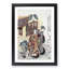 Paying Homage to a Shrine by Katsushika Hokusai - Picture Frame Painting Print-55577990-55577991