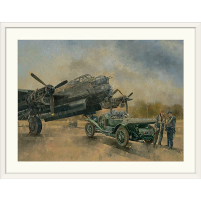 «Azzurro A Lancaster and a Bentley, 2000» par Peter Miller, reproduction d'art