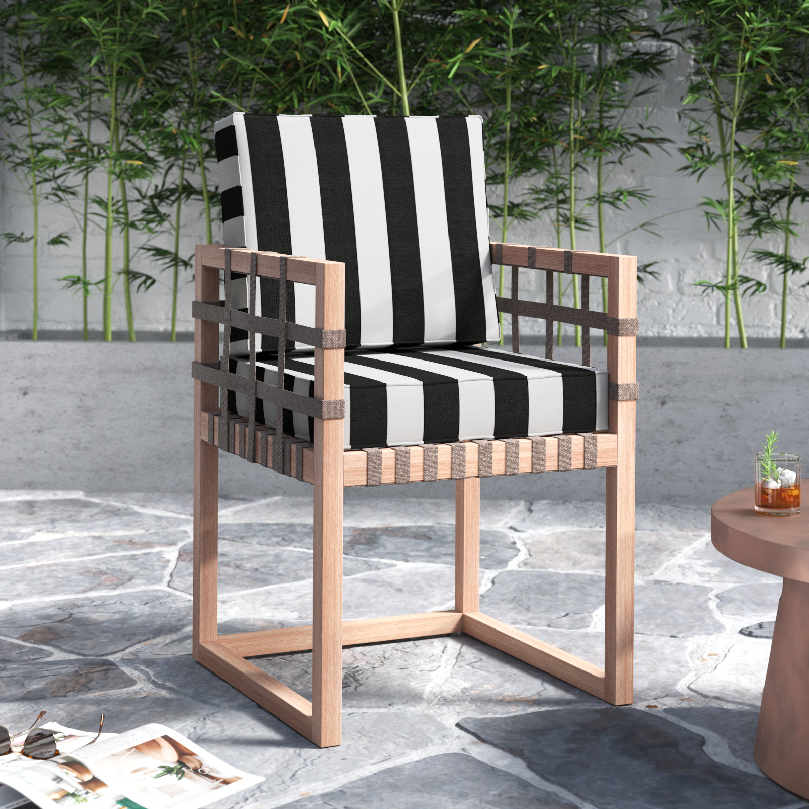 Lively Indoor/Outdoor Sunbrella Seat/Back Cushion