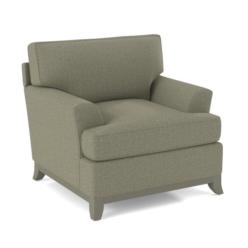 Fauteuil large Oaks Way, Pierre grise, Bleu marine de base; 0317-61