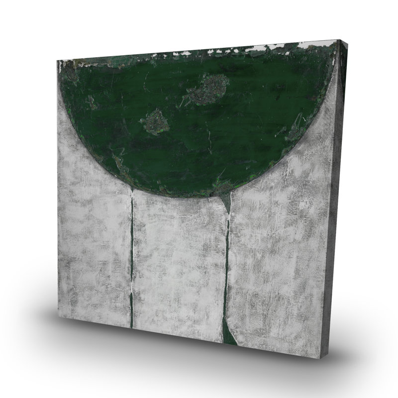 half circle - 32"x32" art on canvas