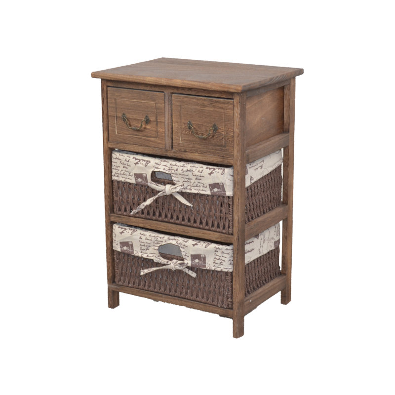 Hearne Solid Wood 40cm W 4 - Drawer Chest of Drawers