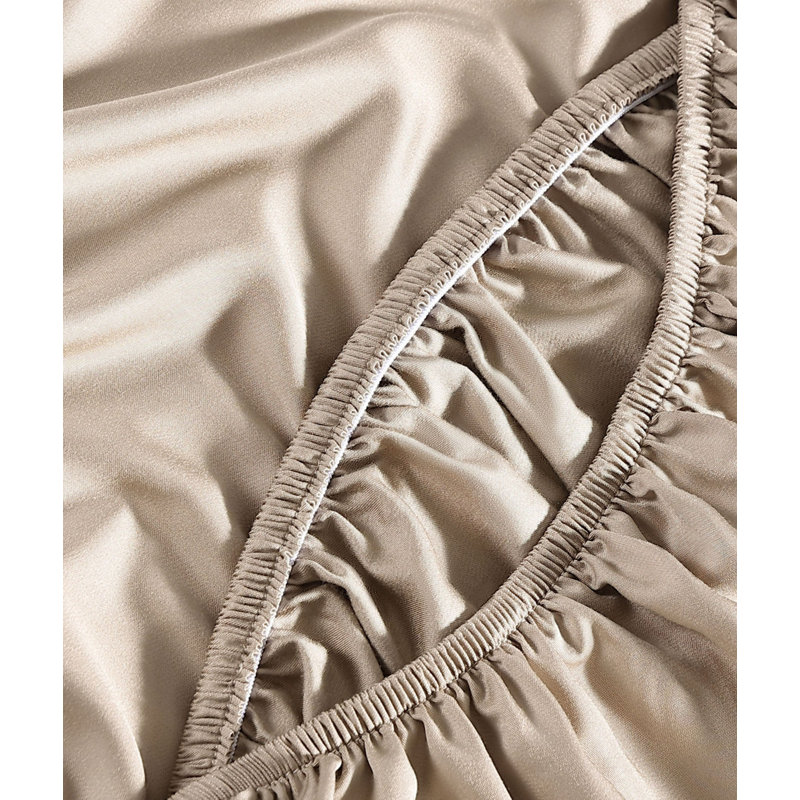 Natural Premium Fitted Sheet, King / Cal King Fitted Sheet, Taupe