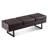 Spradley Waiting Room Bench, Guest Reception Bench, Faux Leather, 440 lbs Capacity-689659818