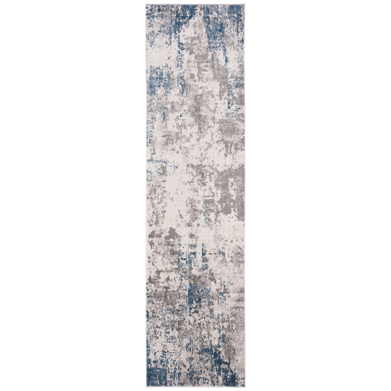 Keyra Performance Abstract Rug, Runner 2' x 8'