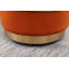 Velvet Upholstered Barrel Chair with Metal Base-239323096