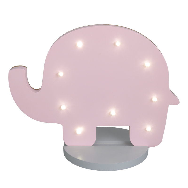 Éclairage de nuit éléphant Martin, Rose
