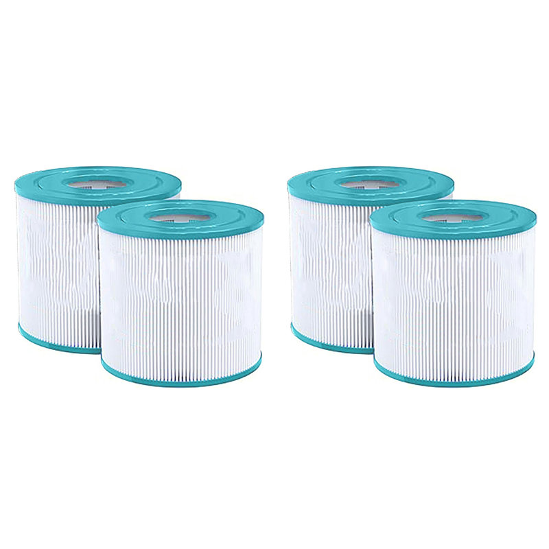 Hurricane 4 Pack Replacement Advanced Spa Filter Cartridge for Unicel C-4401