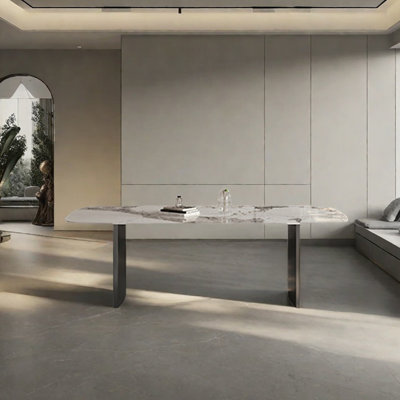 Light luxury superior sintered stone table