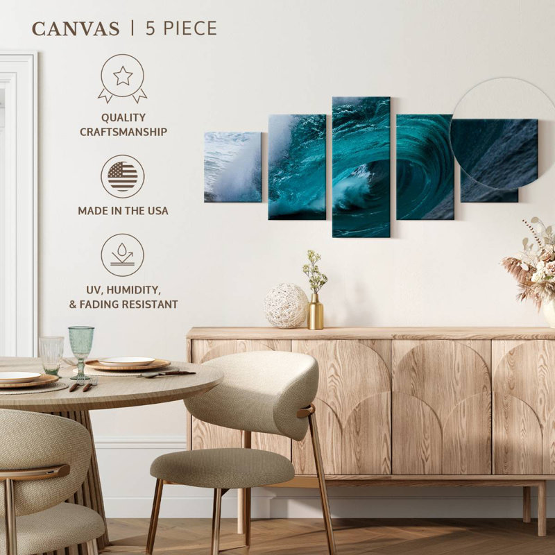 Gillard Powerful Ocean Wave, 24" H x 55" W