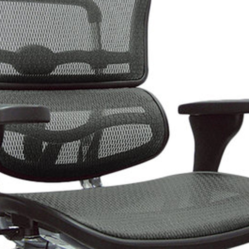 Chaise de bureau réglable, Gris
